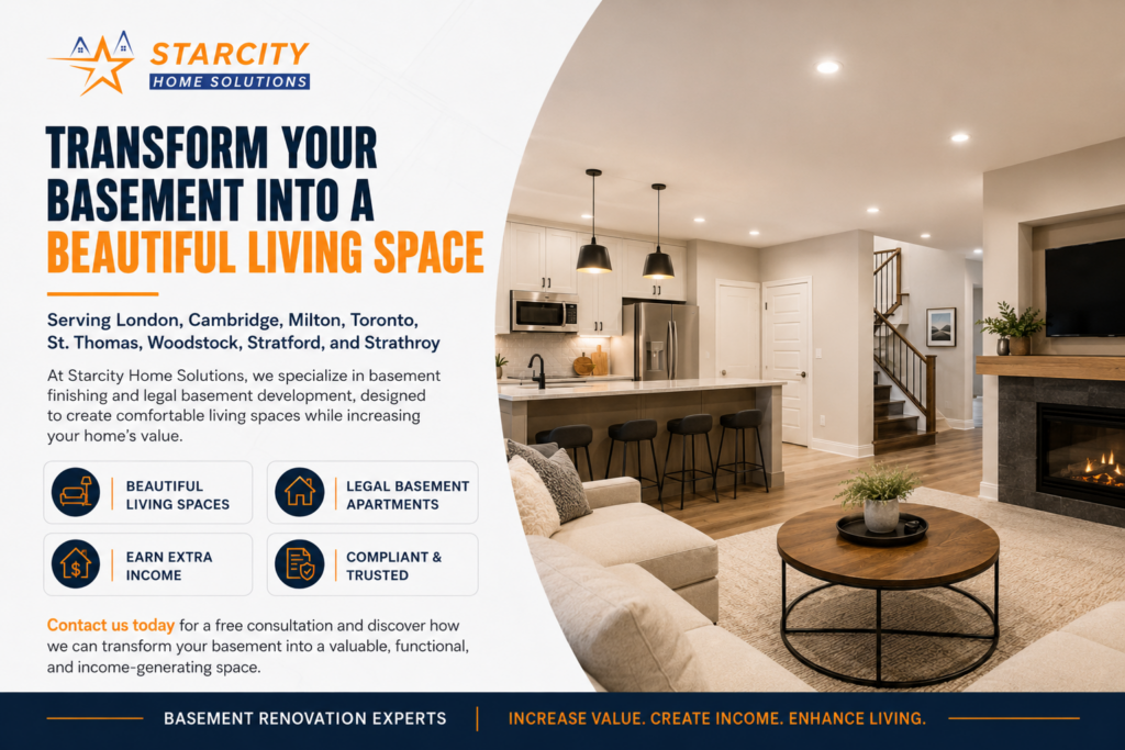 basement finishing and legal basement development